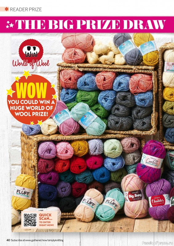 Вязаные проекты крючком в журнале «Simply Knitting №270 2025»