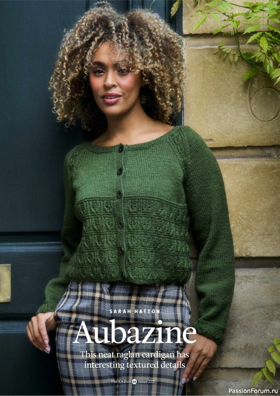 Вязаные проекты спицами в журнале &laquo;The Knitter №223 2025&raquo;