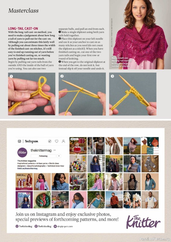 Вязаные проекты спицами в журнале &laquo;The Knitter №234 2026&raquo;