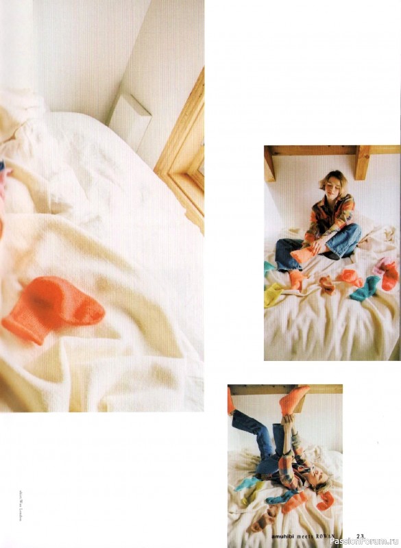 Вязаные проекты в книге &laquo;Amuhibi Meets Rowan&raquo;