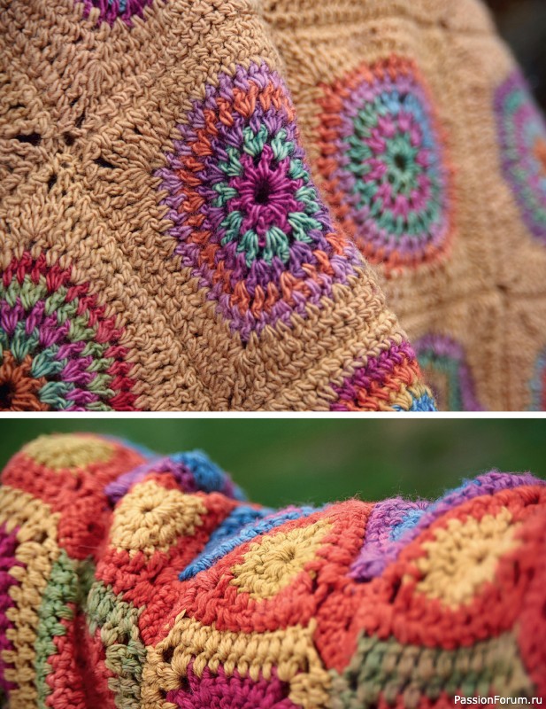Вязаные проекты в книге «Block-by-Block Blankets and Afghans».