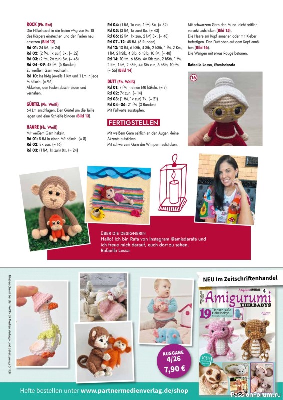 Вязаные проекты в журнале «Amigurumi Magazin №29 2026»
