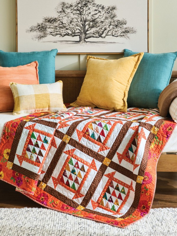 Коллекция проектов для рукодельниц в журнале «American Patchwork & Quilting №196 2025»