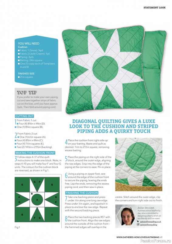 Коллекция проектов для рукодельниц в журнале &laquo;Love Patchwork & Quilting №162 2026&raquo;