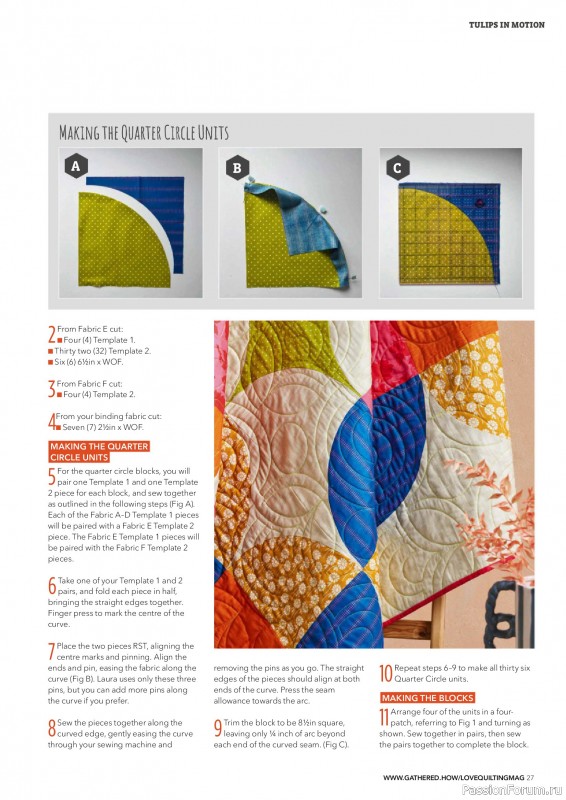Коллекция проектов для рукодельниц в журнале «Love Patchwork & Quilting №165 2026»