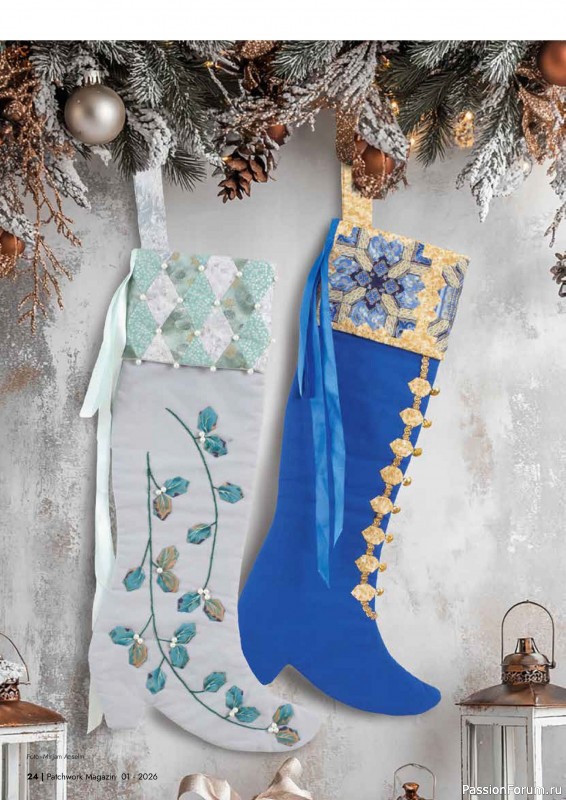 Коллекция проектов для рукодельниц в журнале «Patchwork das Magazin №1 2026»
