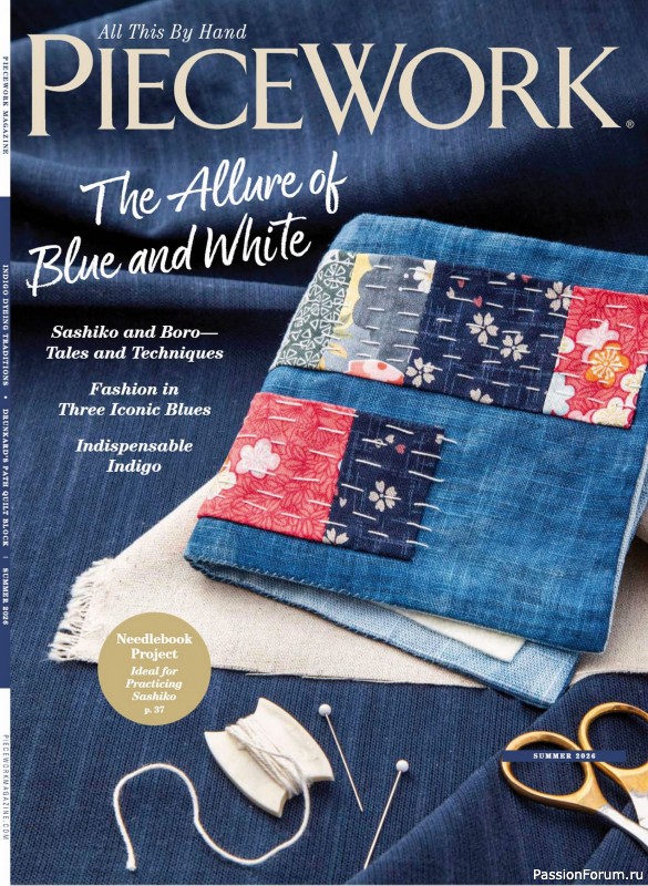 Коллекция проектов для рукодельниц в журнале «PieceWork - Summer 2026»