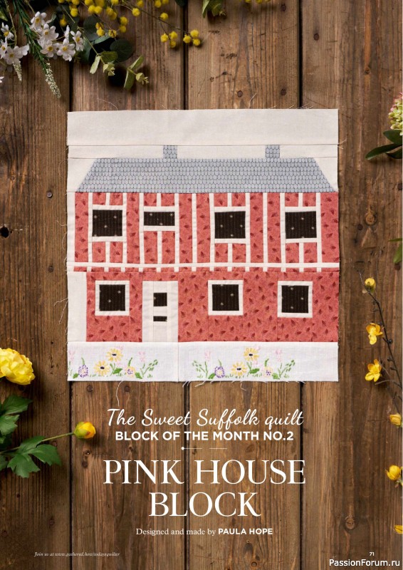 Коллекция проектов для рукодельниц в журнале «Todays Quilter №135 2025»