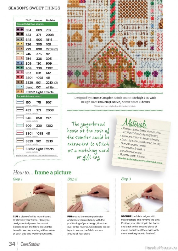 Коллекция вышивки в журнале «CrossStitcher №399 2023»