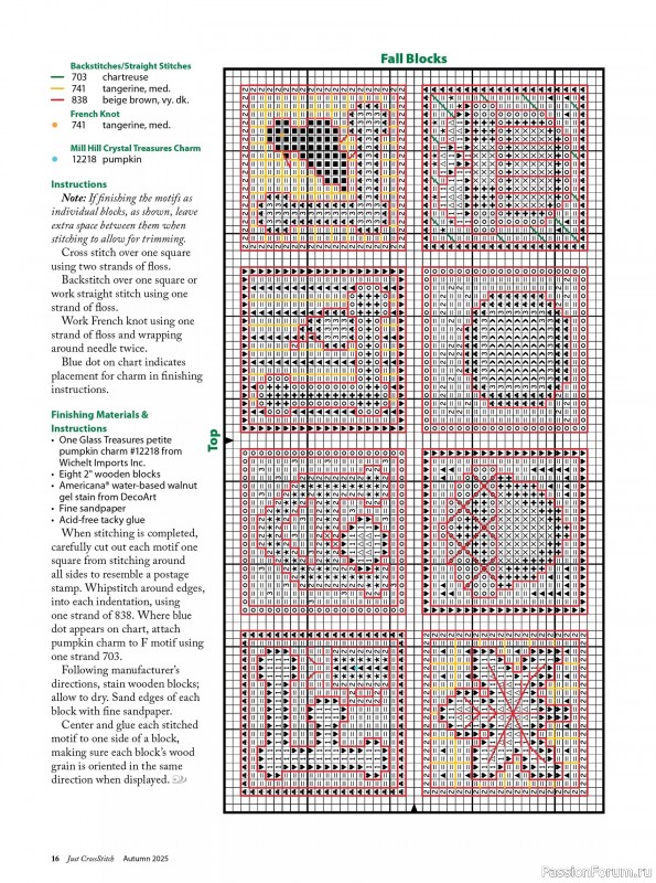 Коллекция вышивки в журнале «Just CrossStitch - Autumn 2025»
