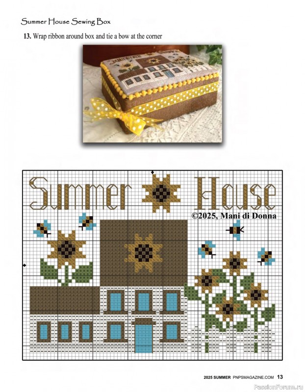 Коллекция вышивки в журнале «Punch Needle & Primitive Stitcher - Summer 2025»