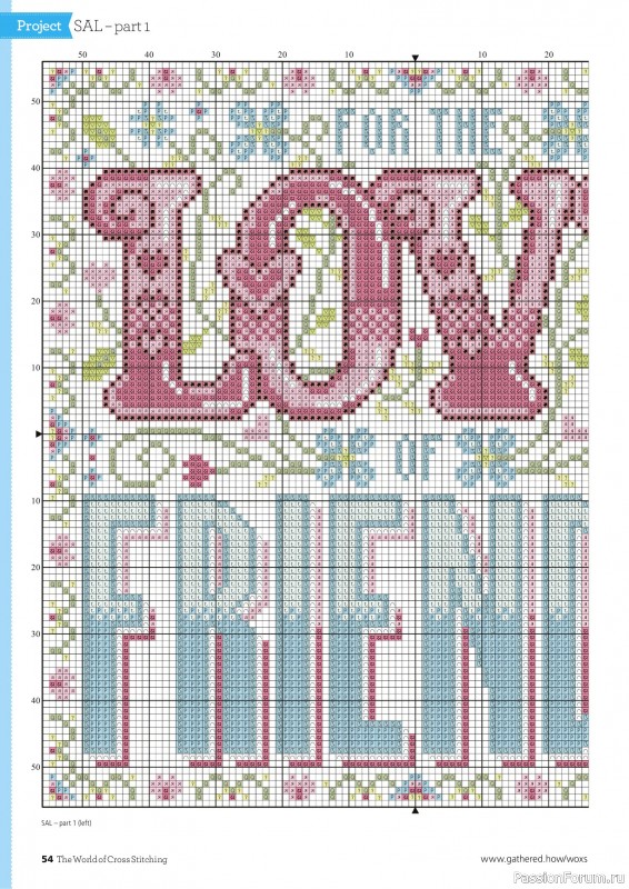 Коллекция вышивки в журнале «The World of Cross Stitching Special №366 2025»