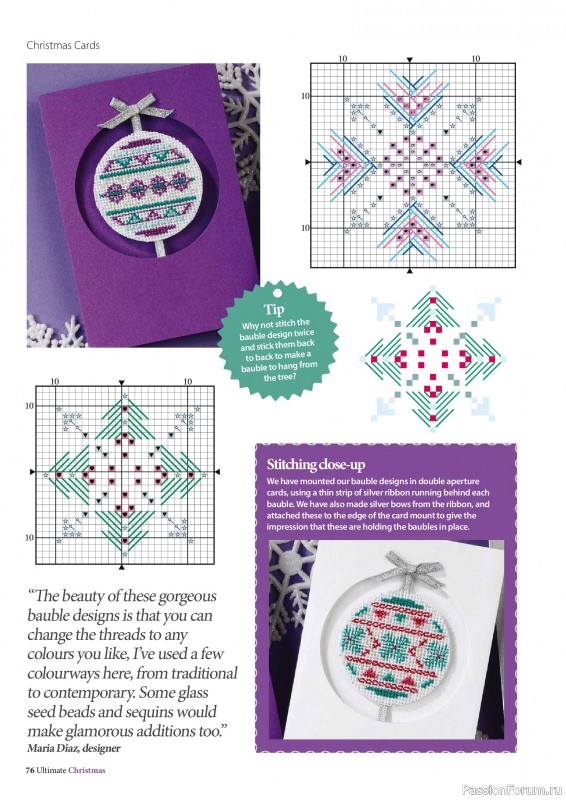 Коллекция вышивки в журнале «Ultimate CrossStitch – Christmas 2026»