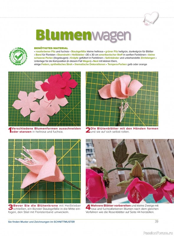 Коллекция проектов для рукодельниц в журнале «I Love Nahen - Februar/Marz 2026»