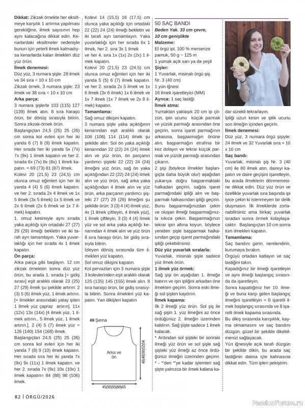 Вязаные модели в журнале &laquo;Burda Orgu №1 2026&raquo;