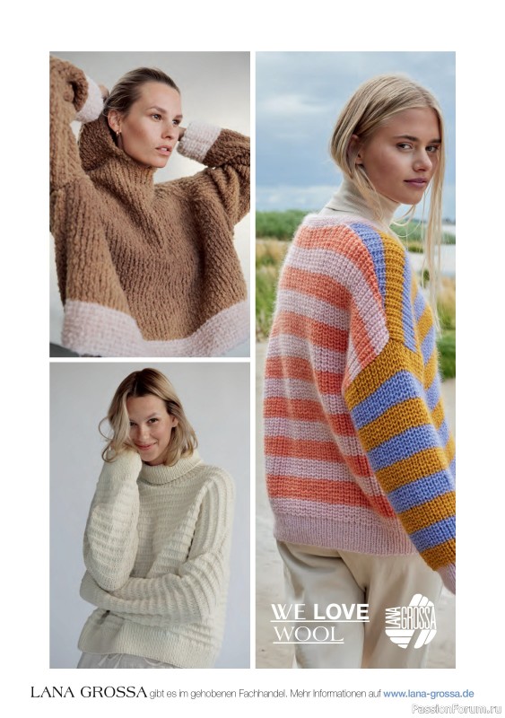 Вязаные модели в журнале «Burda Stricken №6 2022»