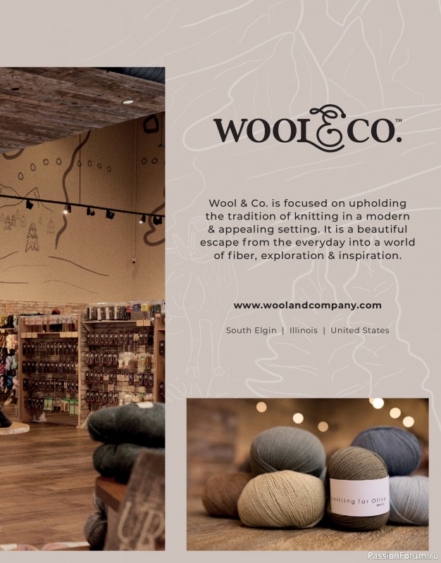 Вязаные модели в журнале «Laine Magazine №24 2025 Spring»