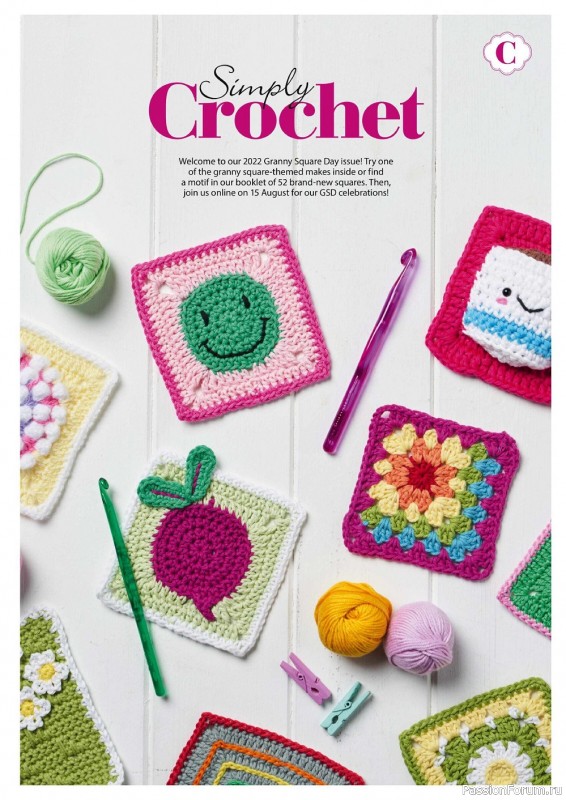 Вязаные проекты крючком в журнале «Simply Crochet №126 2022»