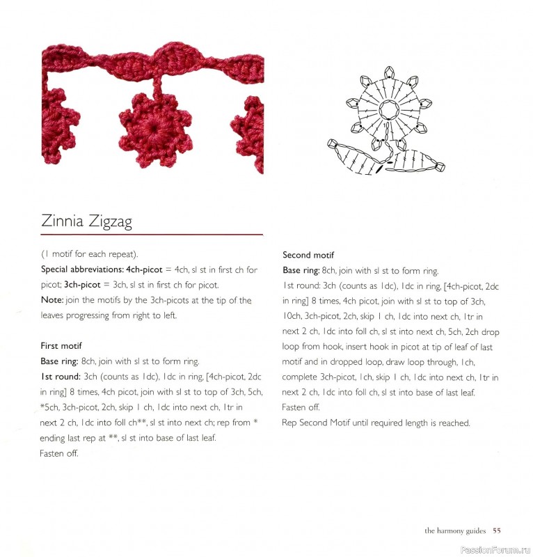 Вязаные проекты в книге &laquo;Crochet Edgings & Trims: 150 Stitches&raquo;.