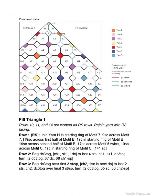 Вязаные проекты в книге «Crochet Modular Blankets». Продолжение