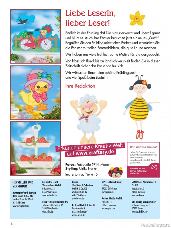 Коллекция проектов для рукодельниц в журнале «Bastel-Ideen №1 2026»