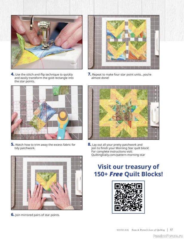 Коллекция проектов для рукодельниц в журнале «Fons & Porter's Love of Quilting - Winter 2026»