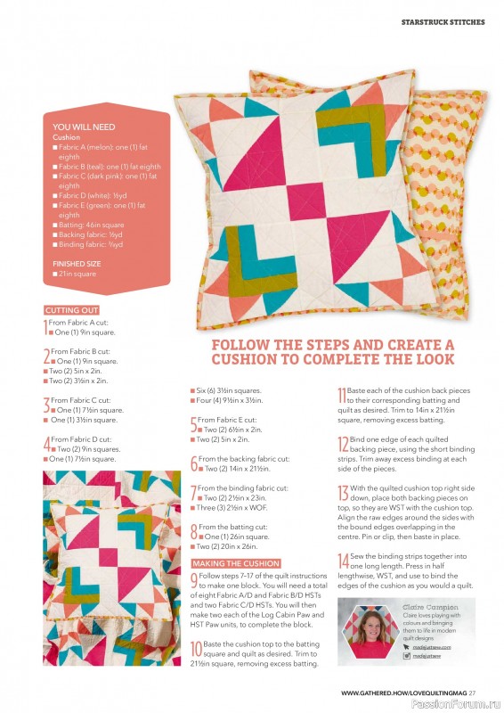 Коллекция проектов для рукодельниц в журнале &laquo;Love Patchwork & Quilting №163 2026&raquo;