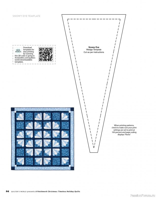 Коллекция проектов для рукодельниц в журнале «Quilter's World Special Edition - Christmas 2025»