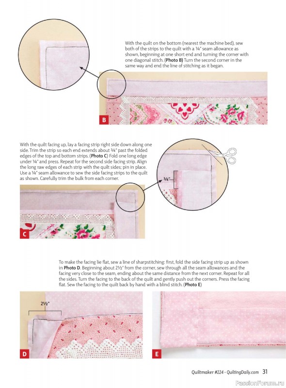 Коллекция проектов для рукодельниц в журнале «Quiltmaker №224 2026»