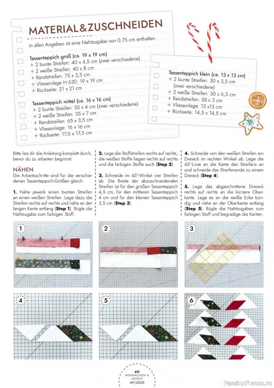 Коллекция проектов для рукодельниц в журнале «Weihnachten & Advent - selber machen №49 2025»