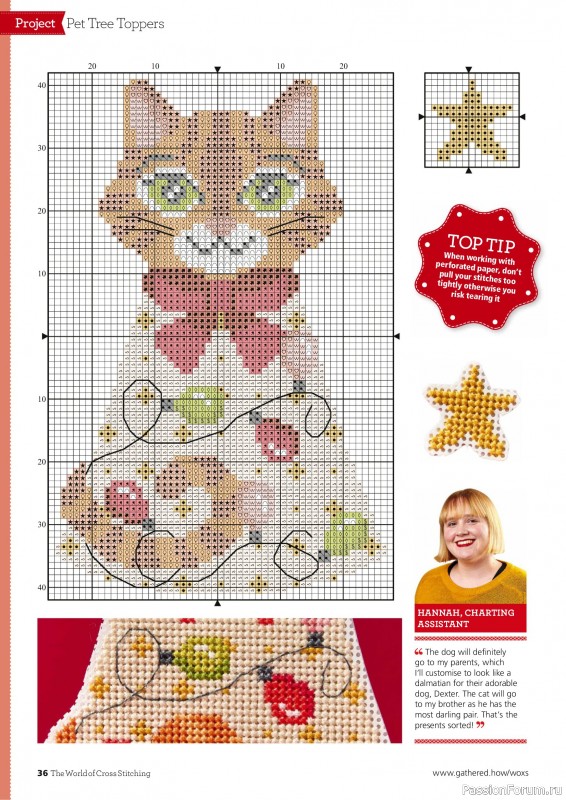 Коллекция вышивки в журнале «The World of Cross Stitching Special №366 2025»