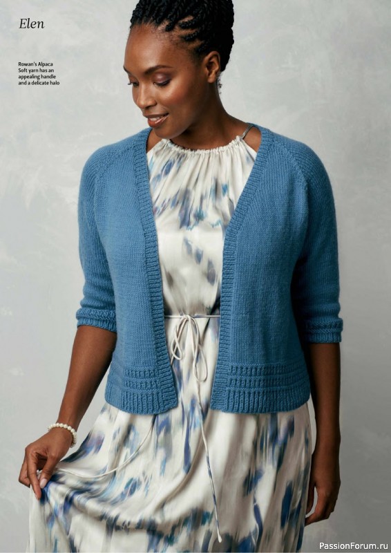 Вязаные модели спицами в журнале «The Knitter №184 2022»