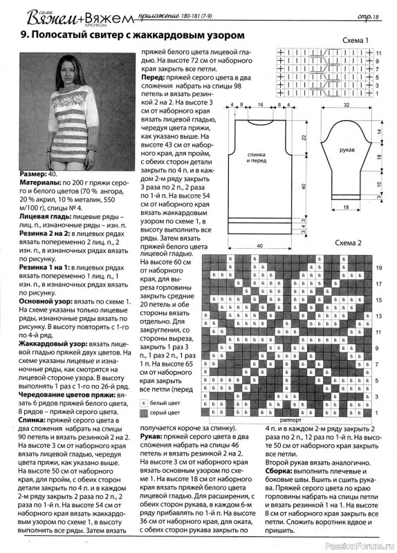 Вязаные модели в журнале «Вяжем сами №180-181 (7-9)»