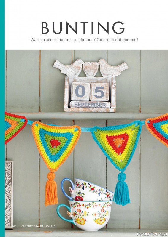 Вязаные проекты крючком в журнале «Crochet Granny Squares - 1st Edition 2025»