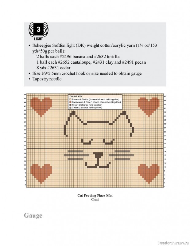 Вязаные проекты крючком в журнале «Pet Mug Mats»