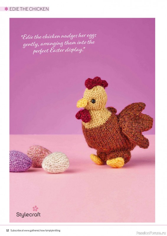 Вязаные проекты крючком в журнале «Simply Knitting №270 2025»