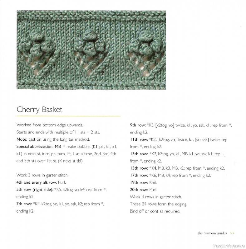 Вязаные проекты в книге &laquo;Knit Edgings & Trims 150 Stitches&raquo;.