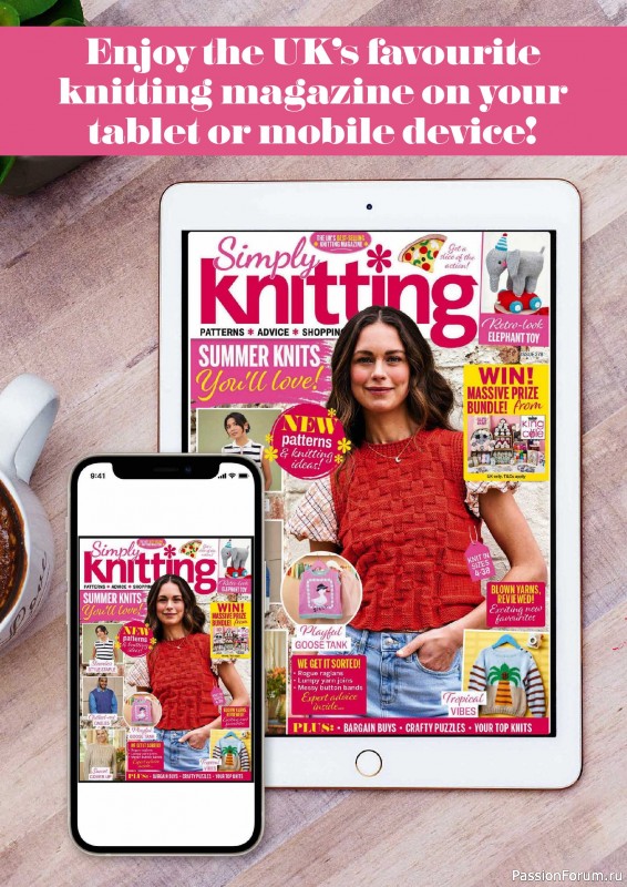 Вязаные проекты в журнале «Simply Knitting №278 2026»