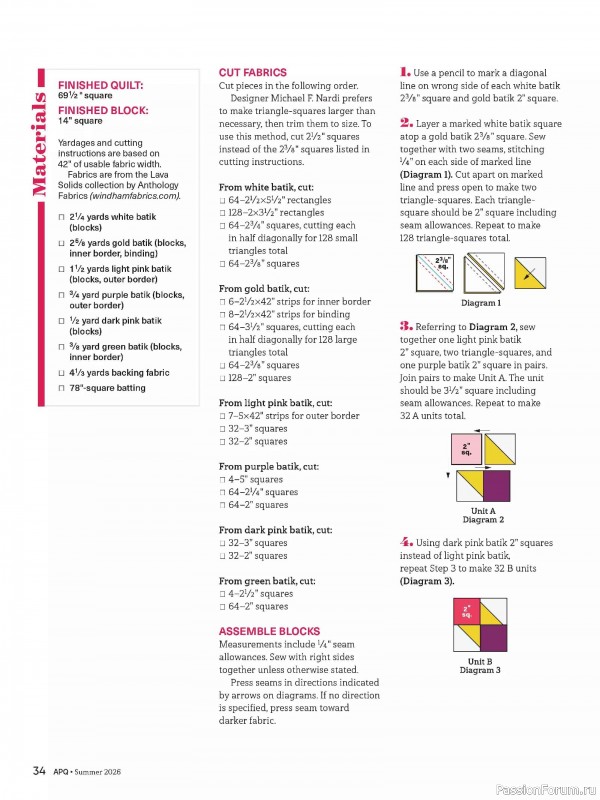 Коллекция проектов для рукодельниц в журнале &laquo;American Patchwork & Quilting №200 2026&raquo;