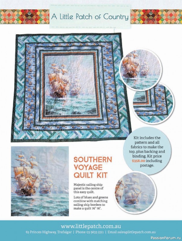 Коллекция проектов для рукодельниц в журнале &laquo;Australian Homespun №230 2026&raquo;