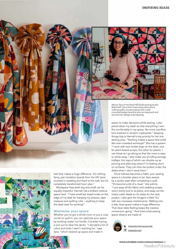 Коллекция проектов для рукодельниц в журнале «Love Patchwork & Quilting №153 2025»