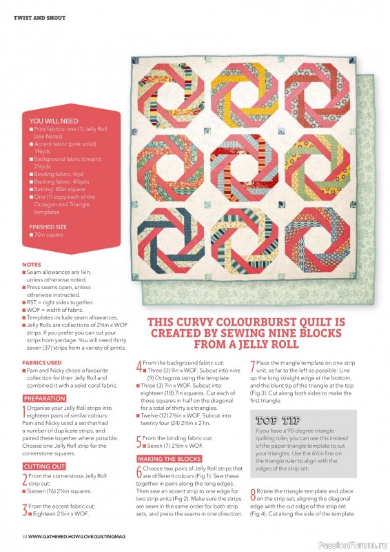 Коллекция проектов для рукодельниц в журнале «Love Patchwork & Quilting №165 2026»