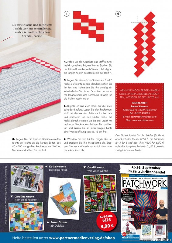 Коллекция проектов для рукодельниц в журнале «Nähen & Patchwork №6 2026»
