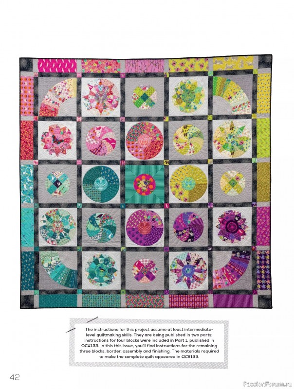 Коллекция проектов для рукодельниц в журнале «Quilters Companion №134 2025»