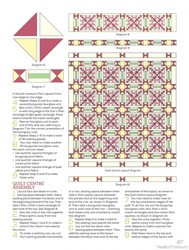Коллекция проектов для рукодельниц в журнале «Quilters Companion №135 2025»