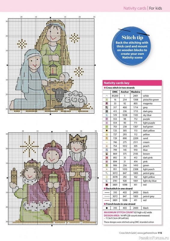 Коллекция вышивки в журнале «Cross Stitch Gold - Christmas Collection 2023»