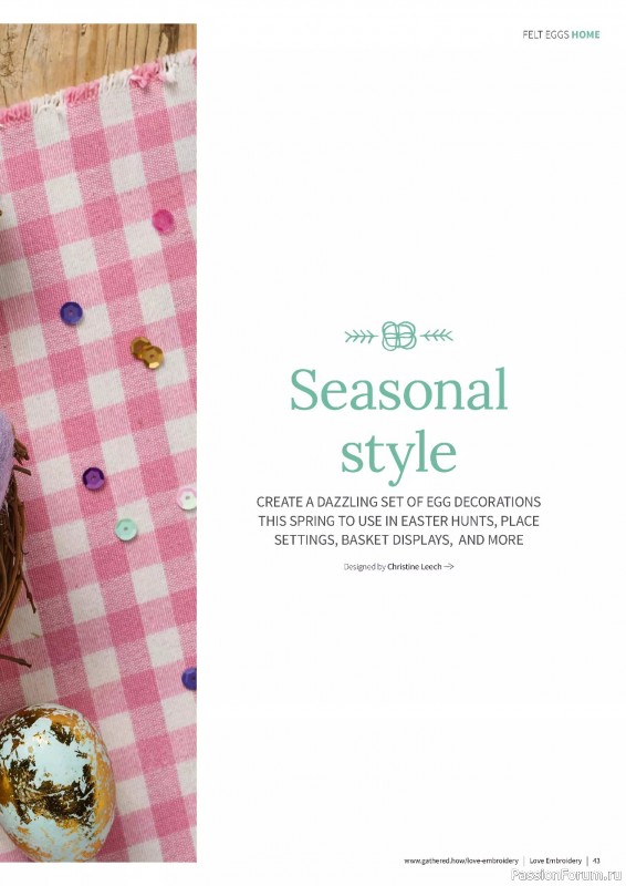 Коллекция вышивки в журнале «Love Embroidery №63 2025»