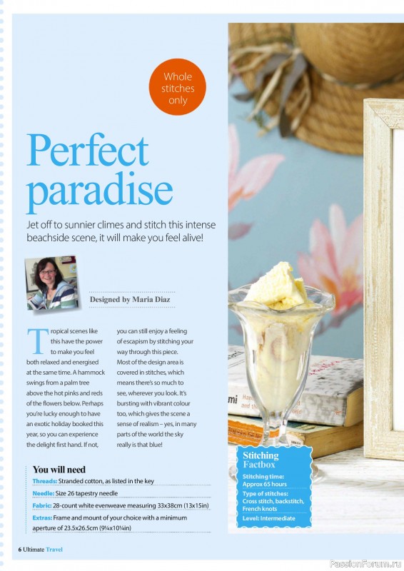 Коллекция вышивки в журнале &laquo;Ultimate Cross Stitch Travel 2026&raquo;