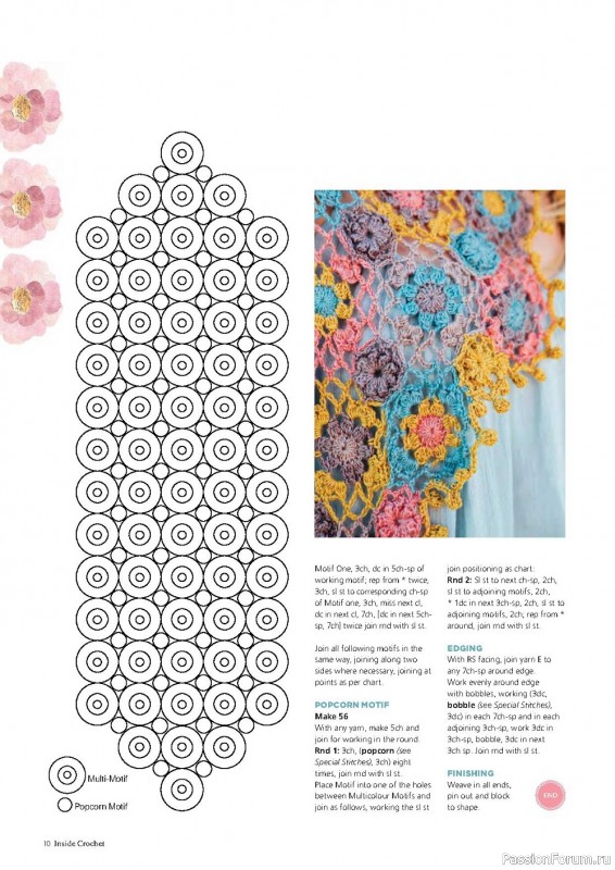 Вязаные модели крючком в журнале «Inside Crochet №146 2022»