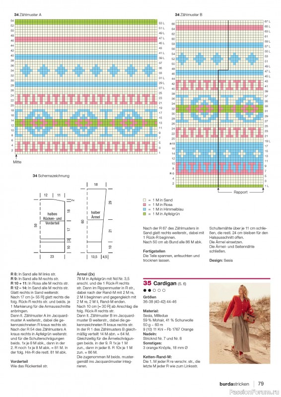 Вязаные модели в журнале «Burda Stricken №3 2026»